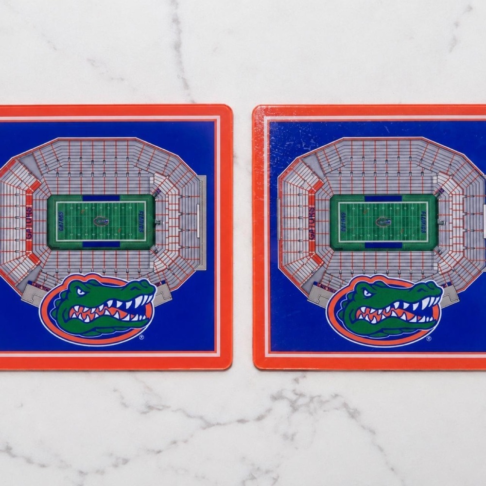 Florida Gators 3D StadiumView Coasters | Set of 2